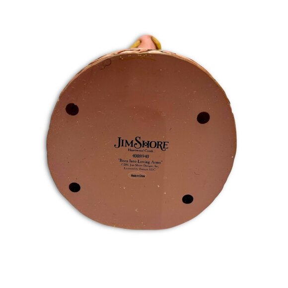 JIM SHORE Vintage “Born IntoLoving Arms” Angel & Baby Statue. Christmas Decor. - Picture 8 of 8